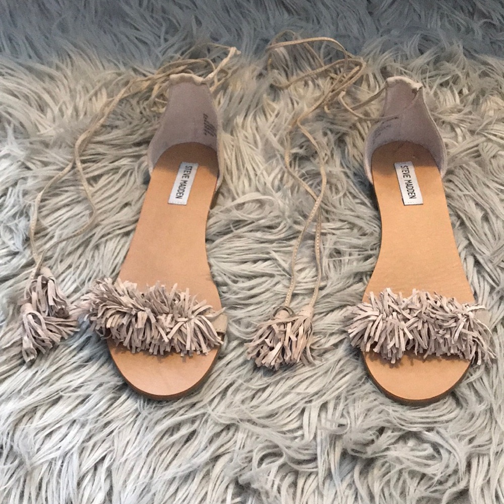 Steve Madden wrap up sandals